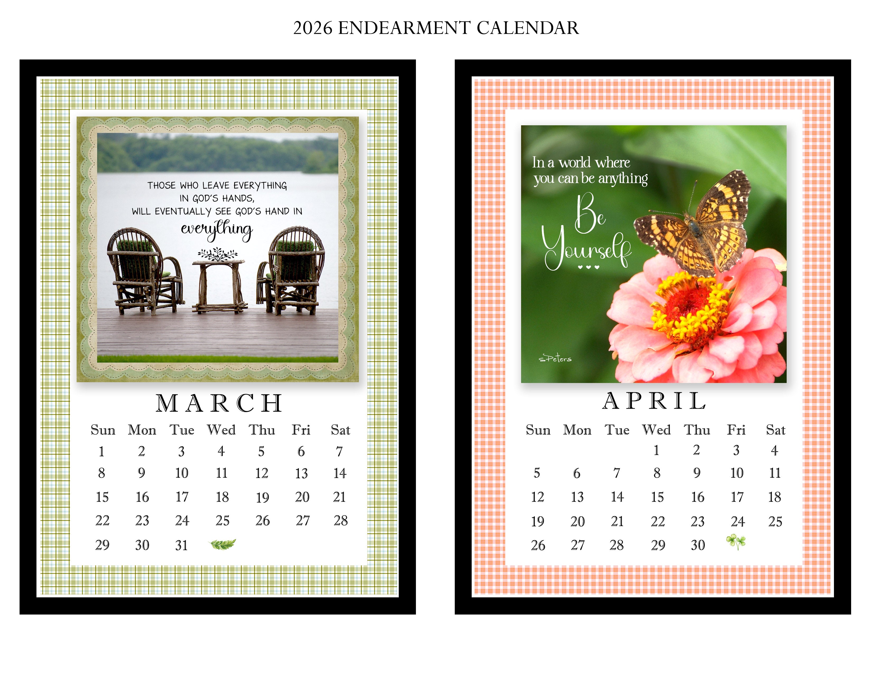 2026 Endearment Calendar (Refill)