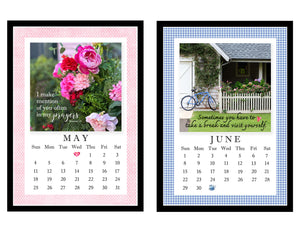 2025 Endearment Calendar with Easel Frame