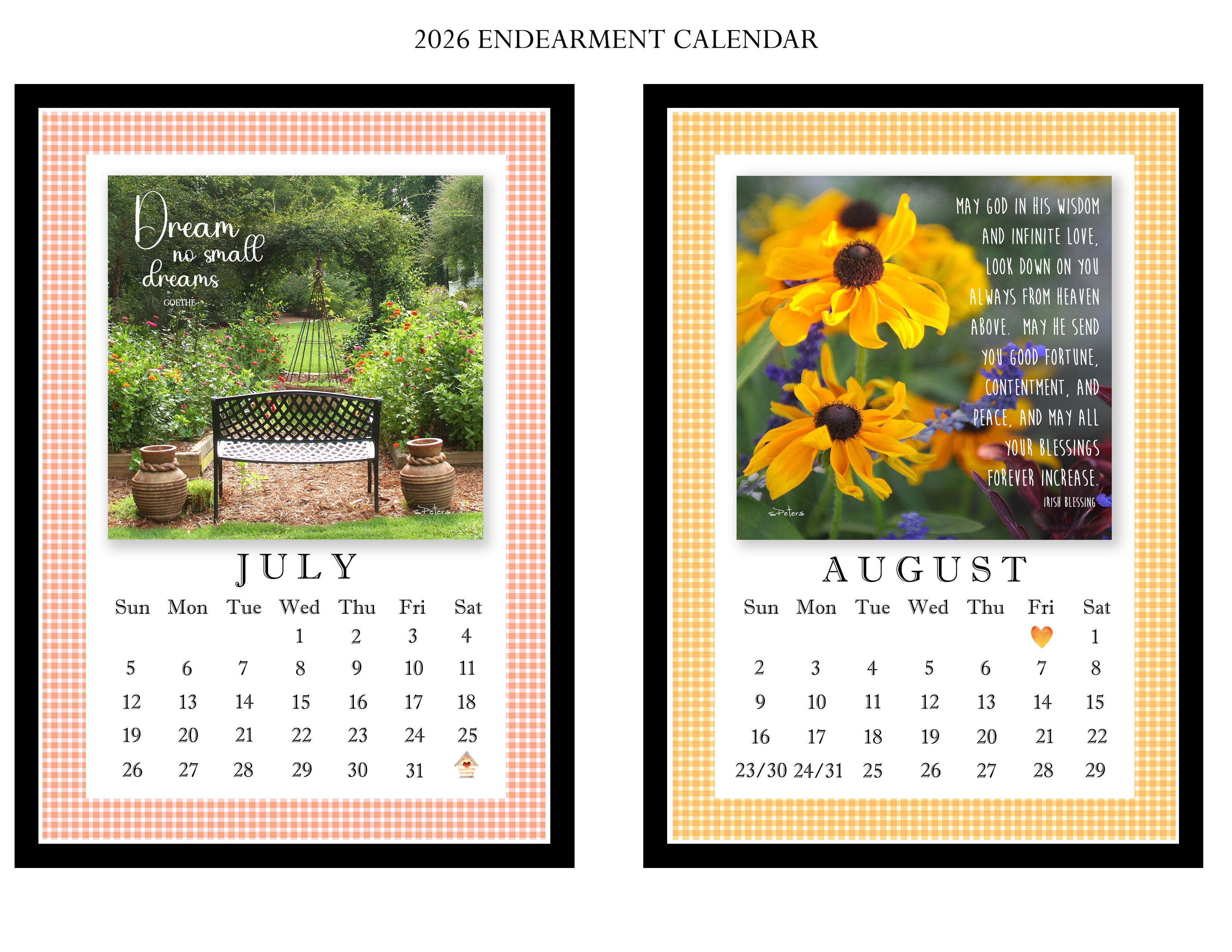 2026 Endearment Calendar (Refill)