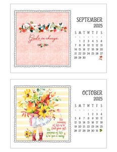 2025 Little Lift Calendar with Easel