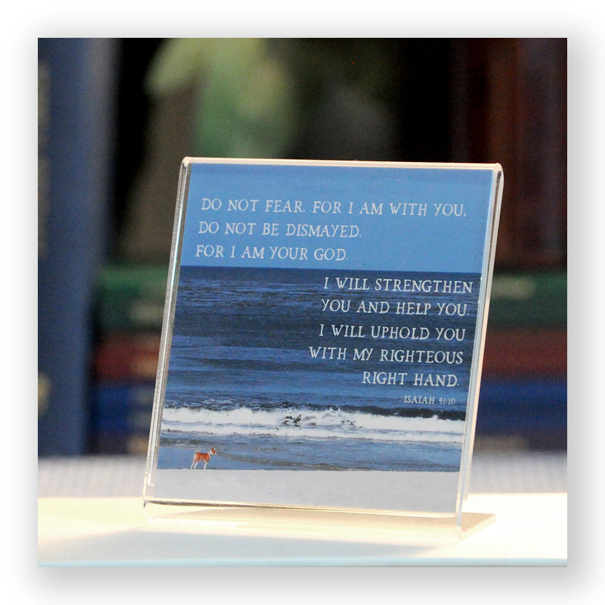 Beach Bum (Isaiah 41:10) - Framed Mini Print