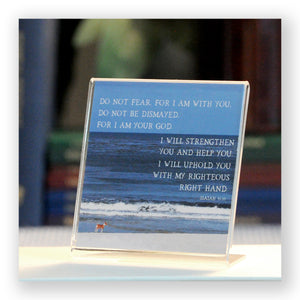 Beach Bum (Isaiah 41:10) - Framed Mini Print