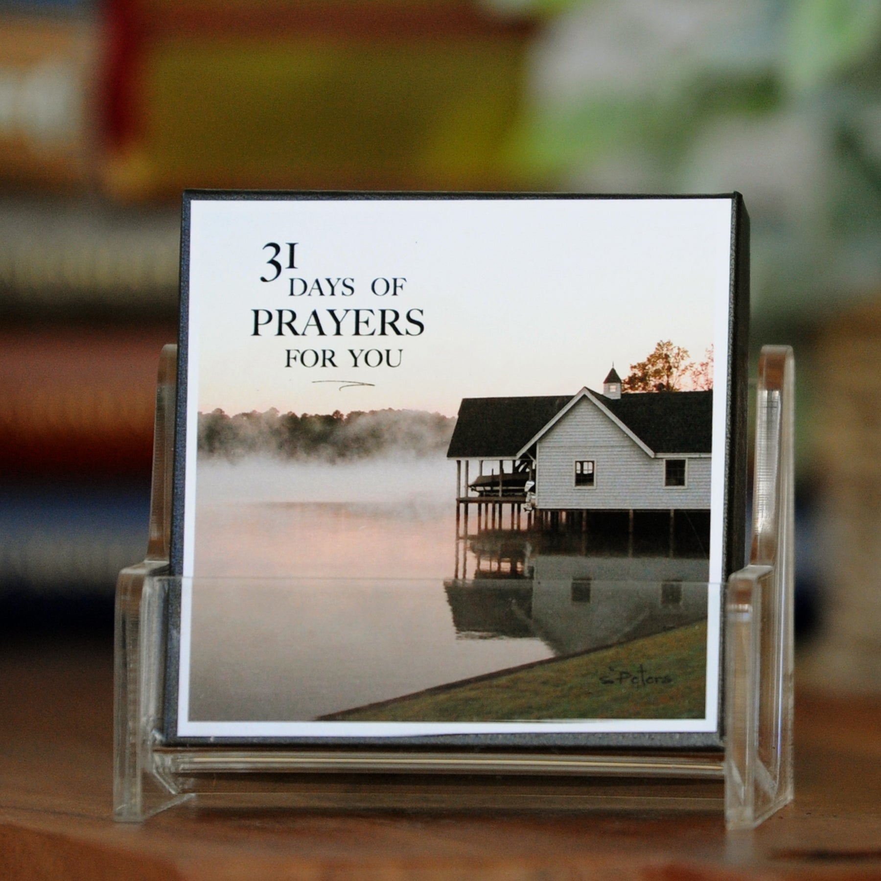 31 Days of Prayers for You Boxed Mini Print Collection at the Lake w/ Acrylic Holder