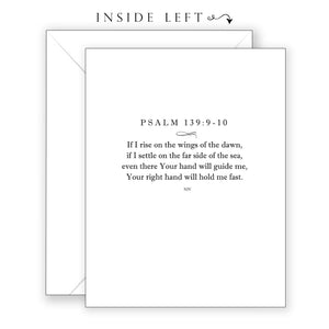 Cornwall Sunset (Psalm 139:9-10) - Praying for You Card