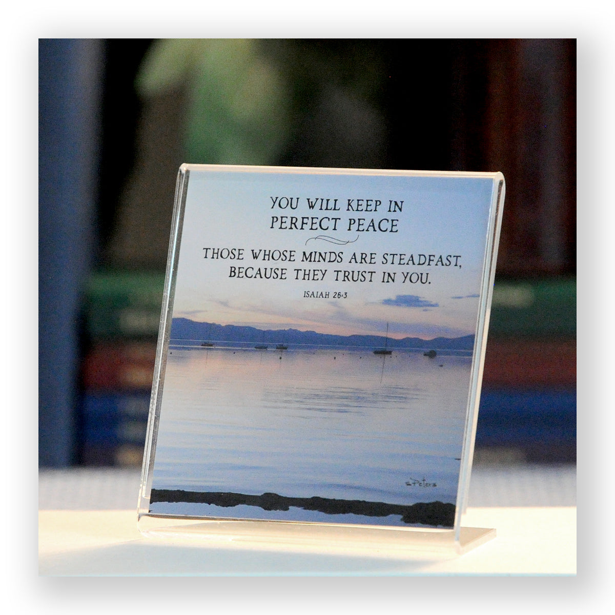Days End (Isaiah 26:3) - Framed Mini Print