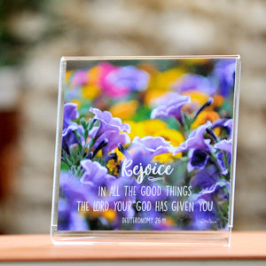Gilpin Park Petunias (Deu 26:11) - Framed Mini Print