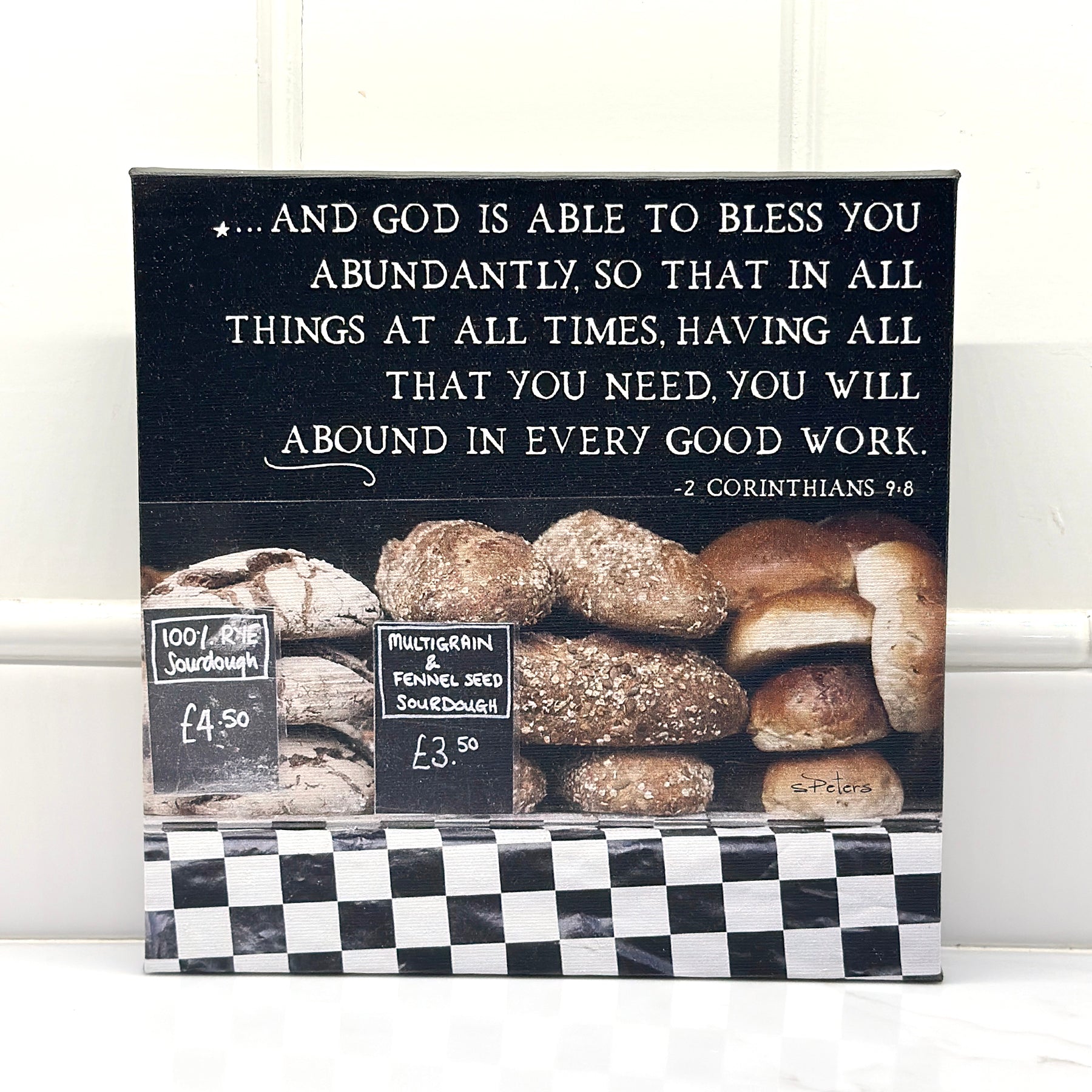 Bread Work - 8x8 Canvas Print