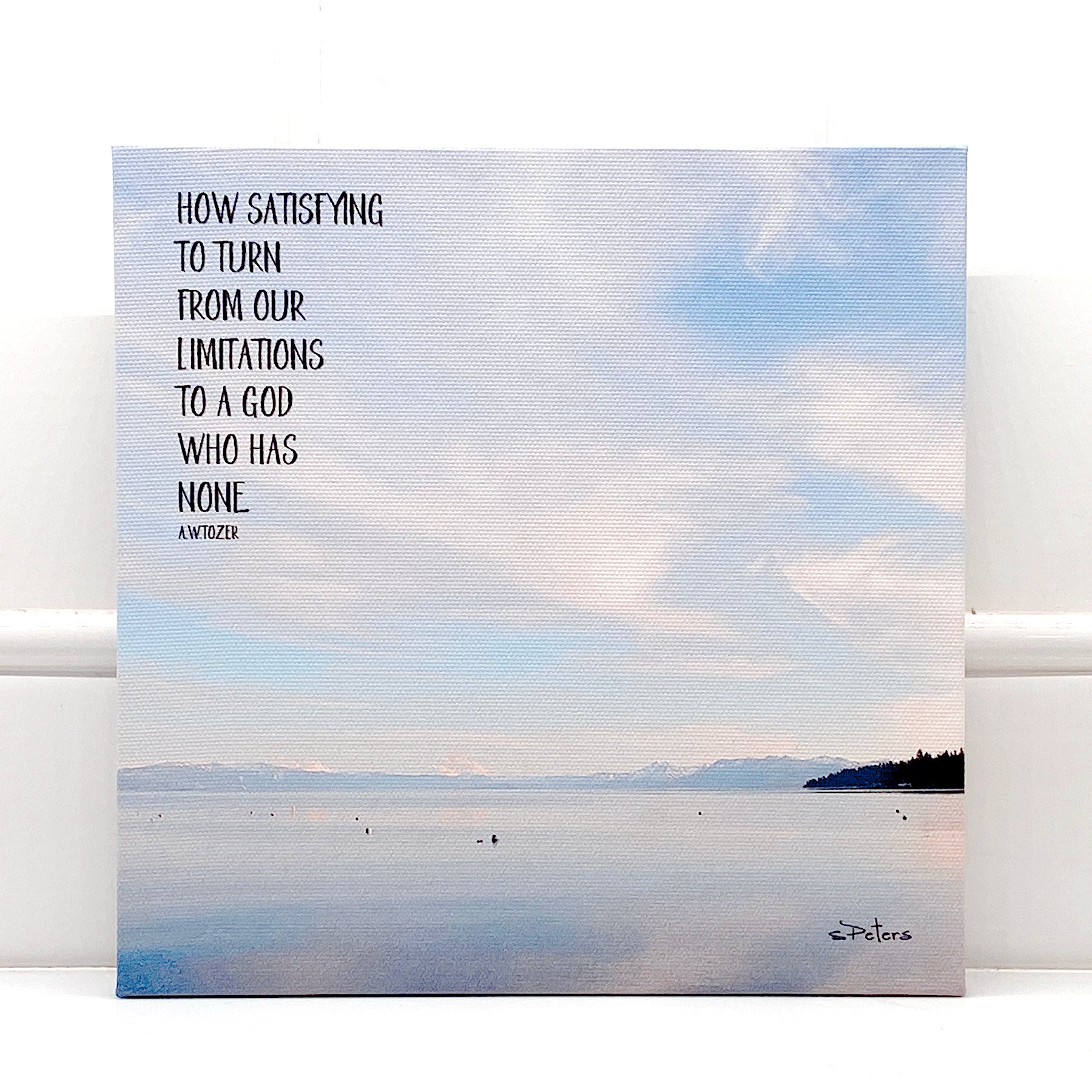 Tahoe Sky (Tower) - 8x8 Canvas Print