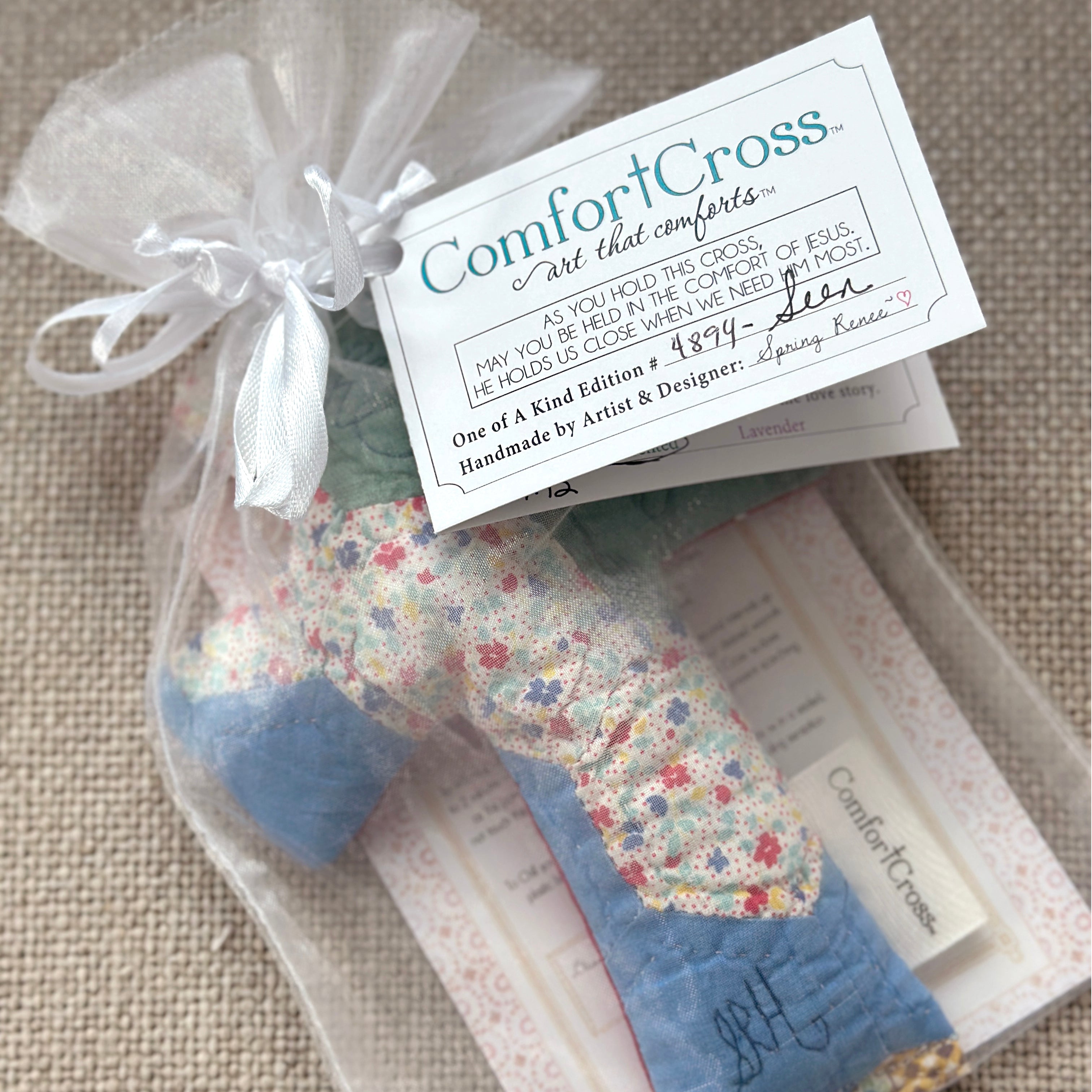 Comfort Cross-He Sees You (Jeremiah 29:13) Unscented