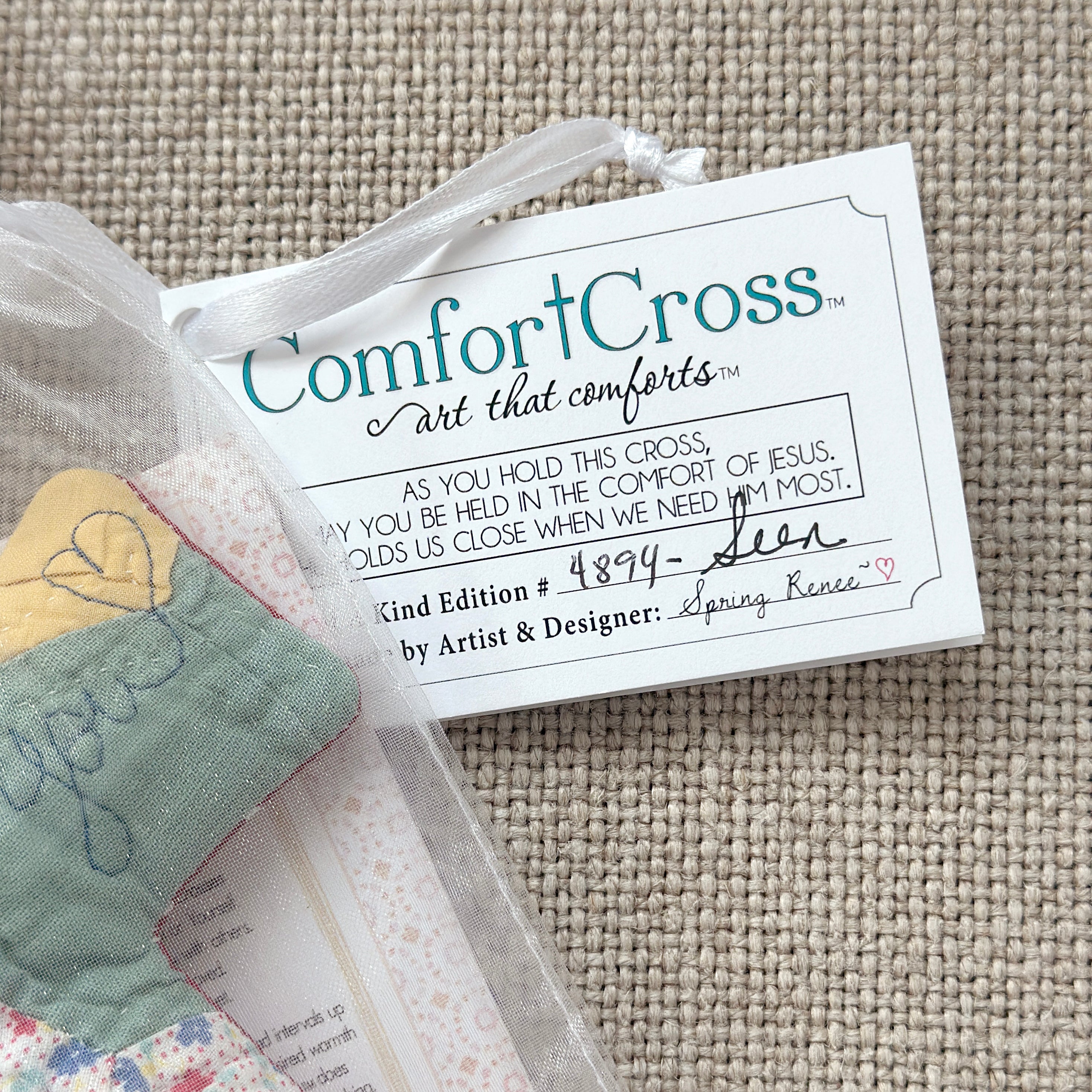 Comfort Cross-He Sees You (Jeremiah 29:13) Unscented