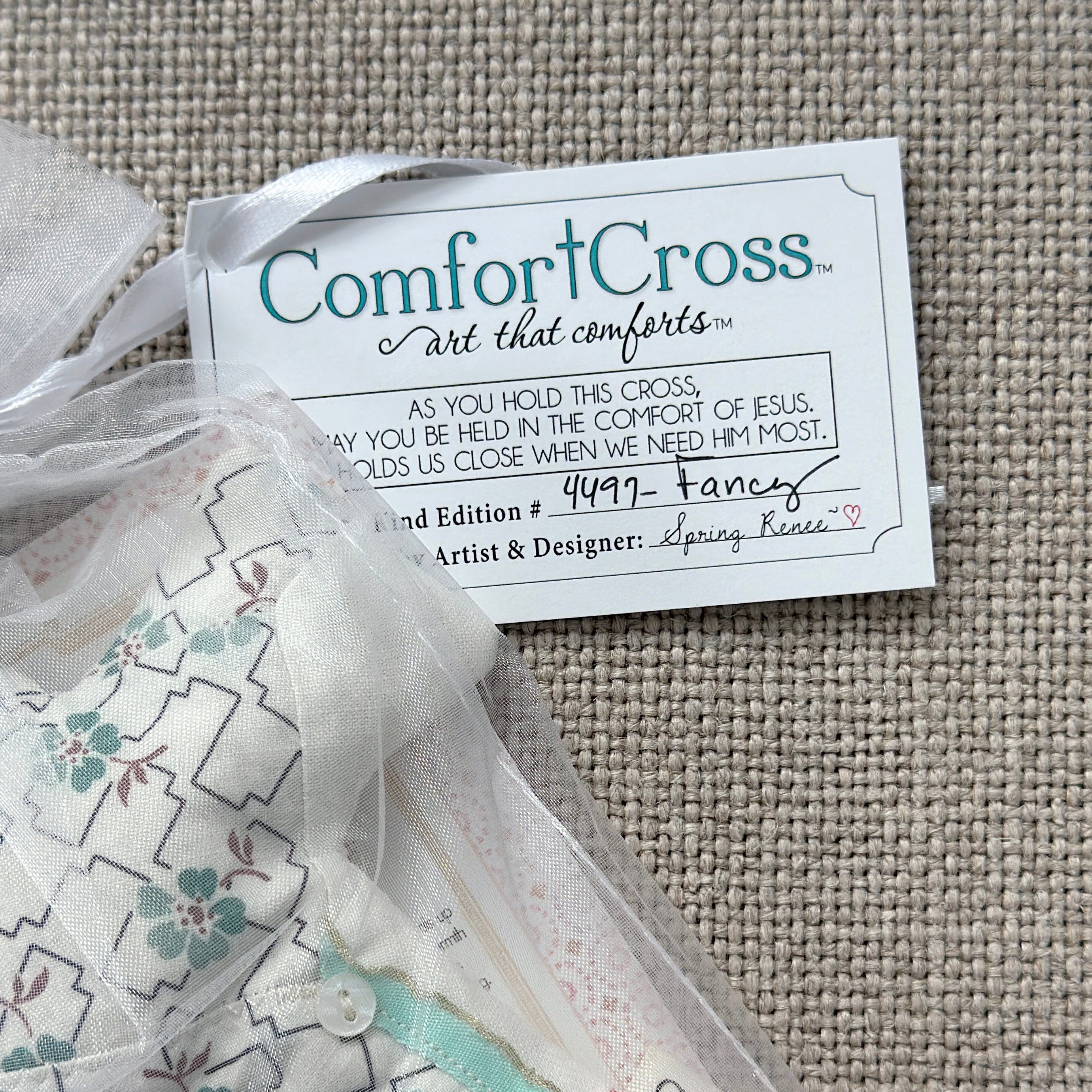 Comfort Cross-Fancy (Psalm 46:10)