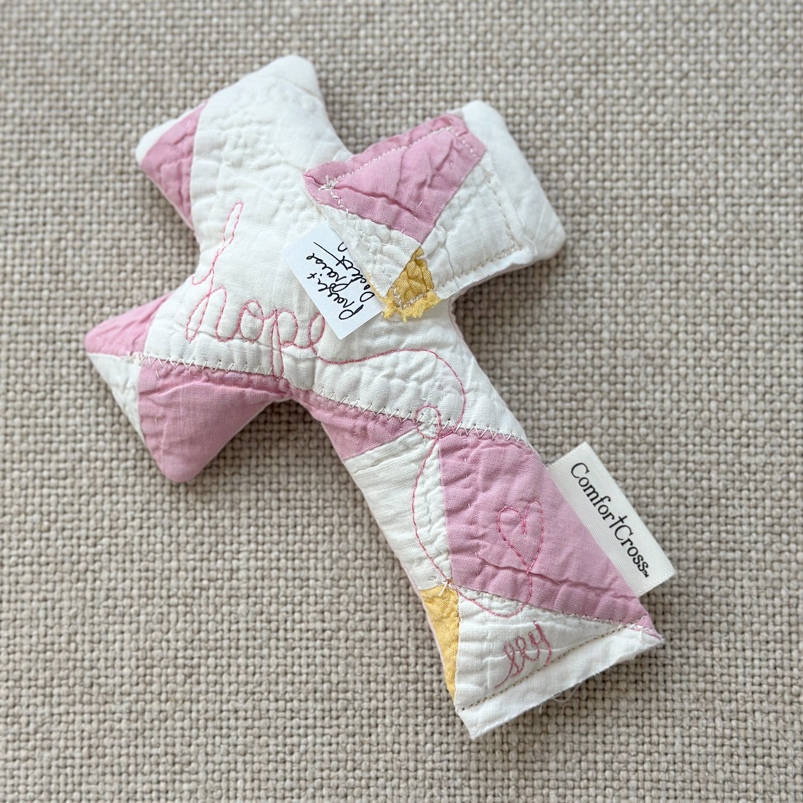 Comfort Cross with Prayer Pocket-Delight (Romans 15:13) Unscented