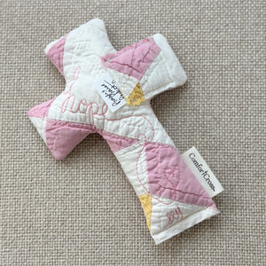 Comfort Cross with Prayer Pocket-Delight (Romans 15:13) Unscented