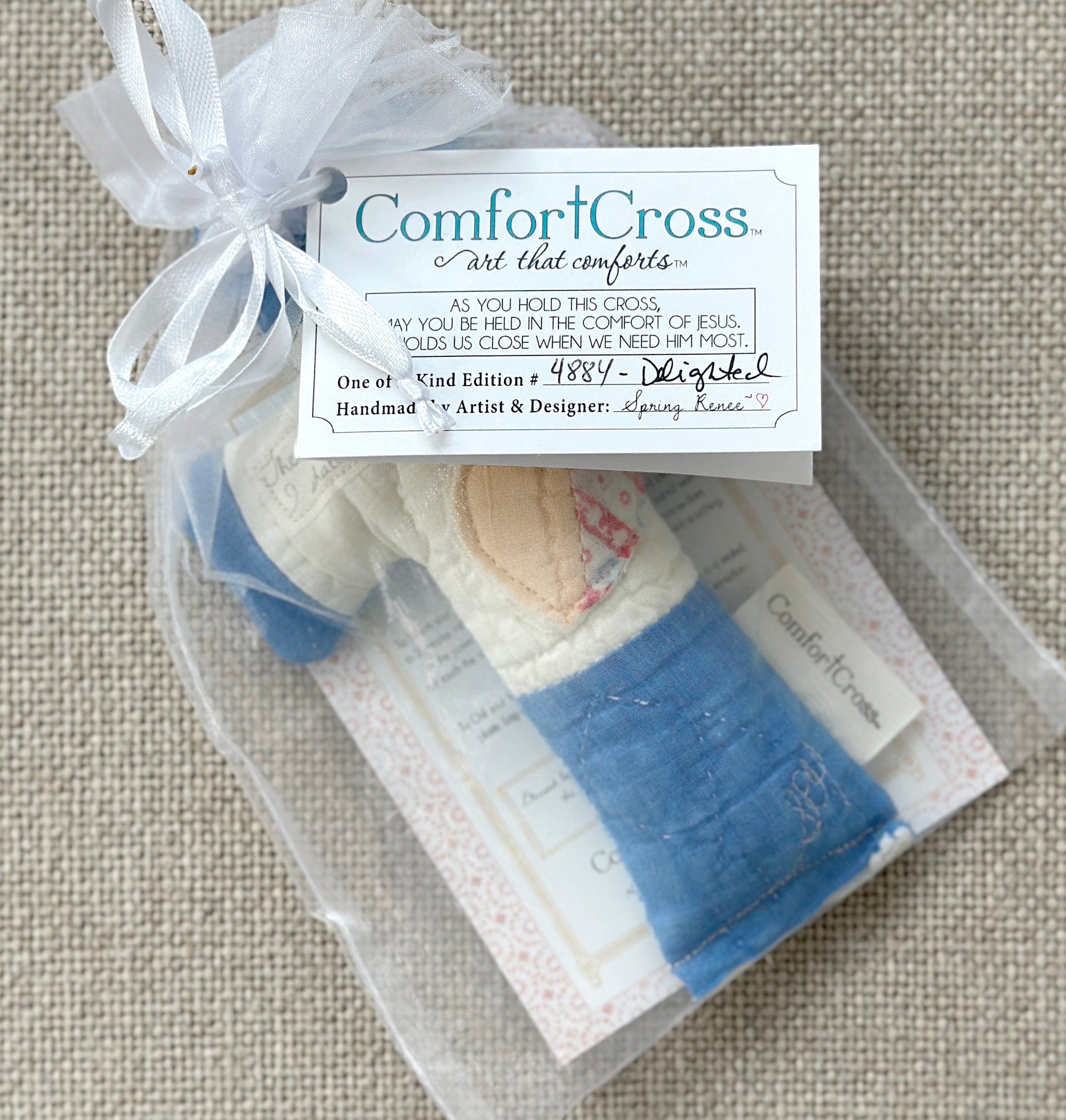 Comfort Cross-Delighted (Psalm 23:1) Lavender Scent