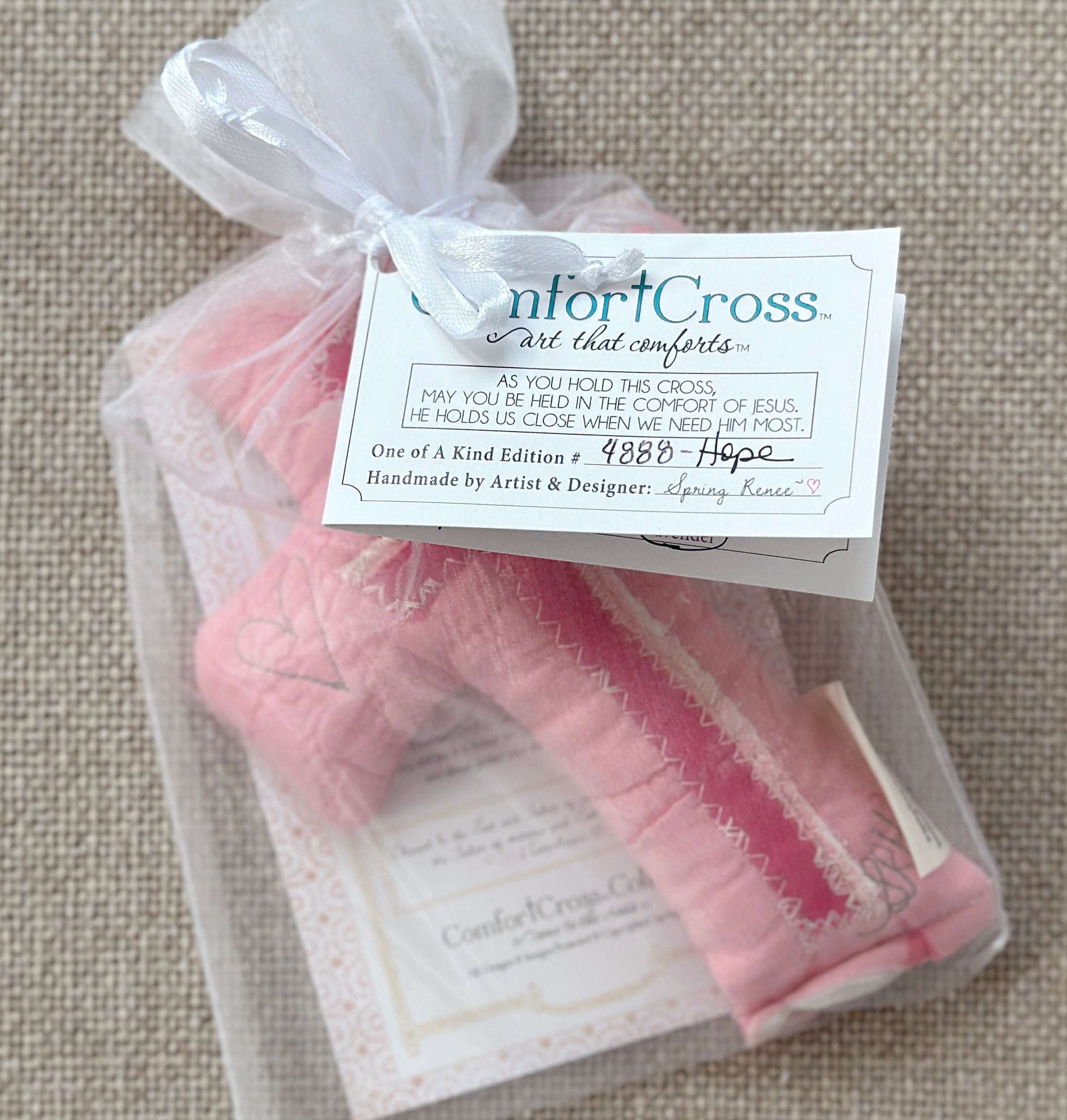 Comfort Cross-Hope (Romans 15:13) Lavender Scent