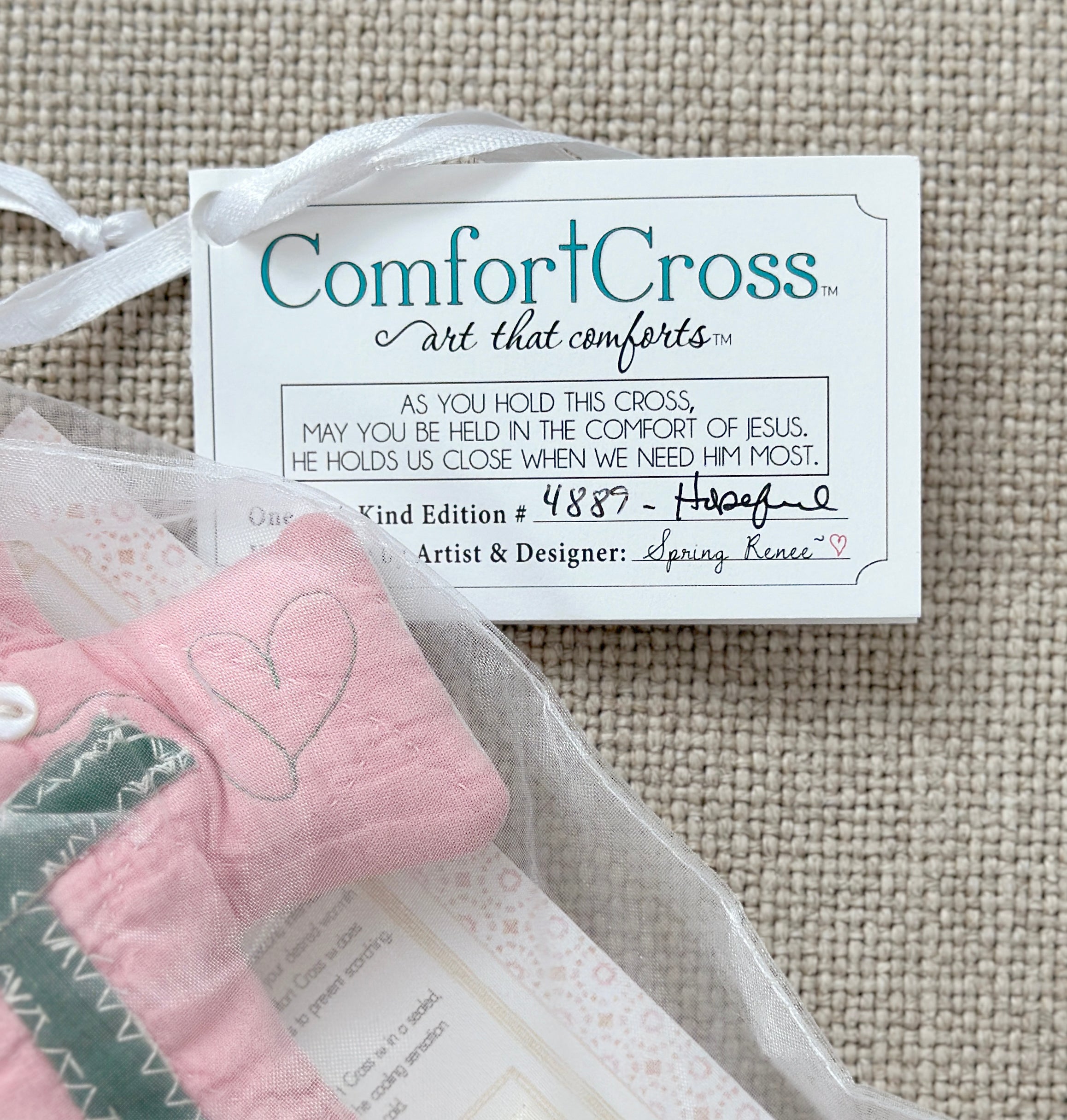 Comfort Cross-Hopeful (Romans 15:13) Lavender Scent