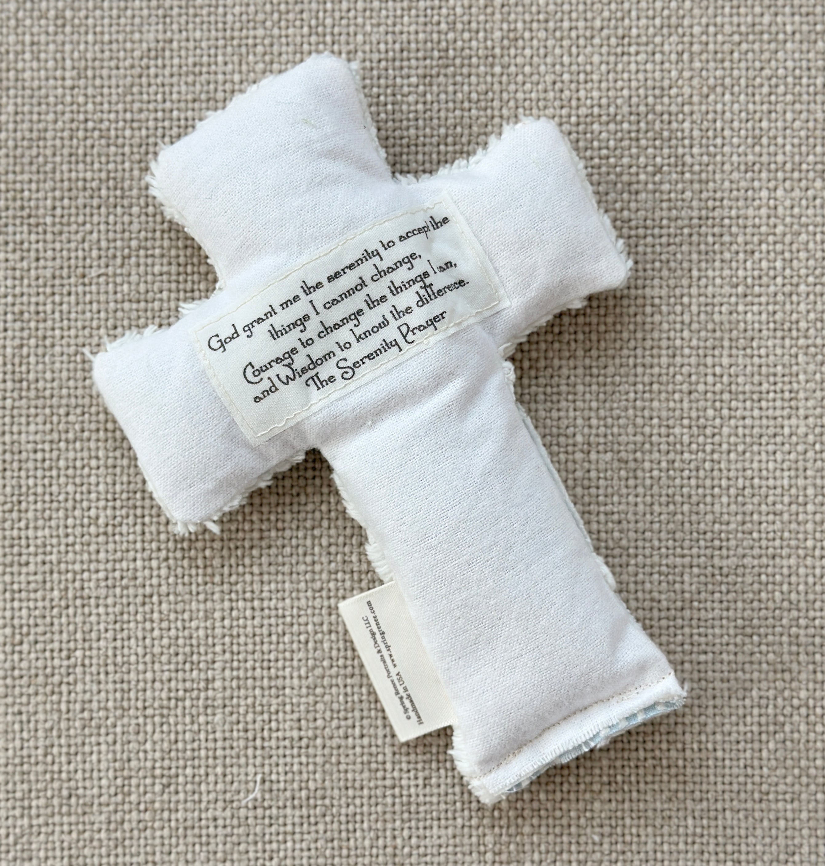 Comfort Cross-Fluffy (The Serenity Prayer) Lavender Scent