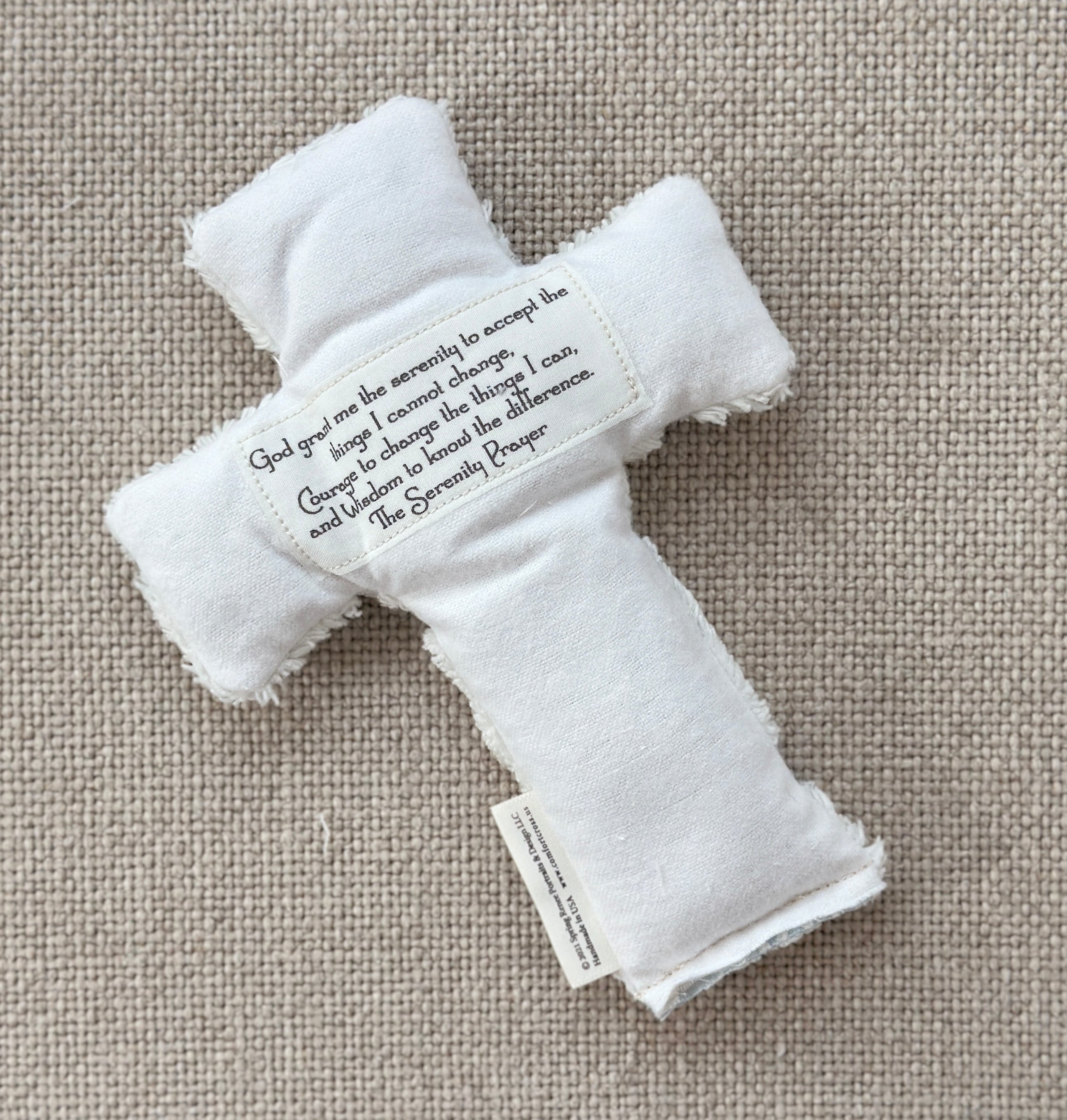 Comfort Cross-Sky Blue (The Serenity Prayer) Lavender Scent