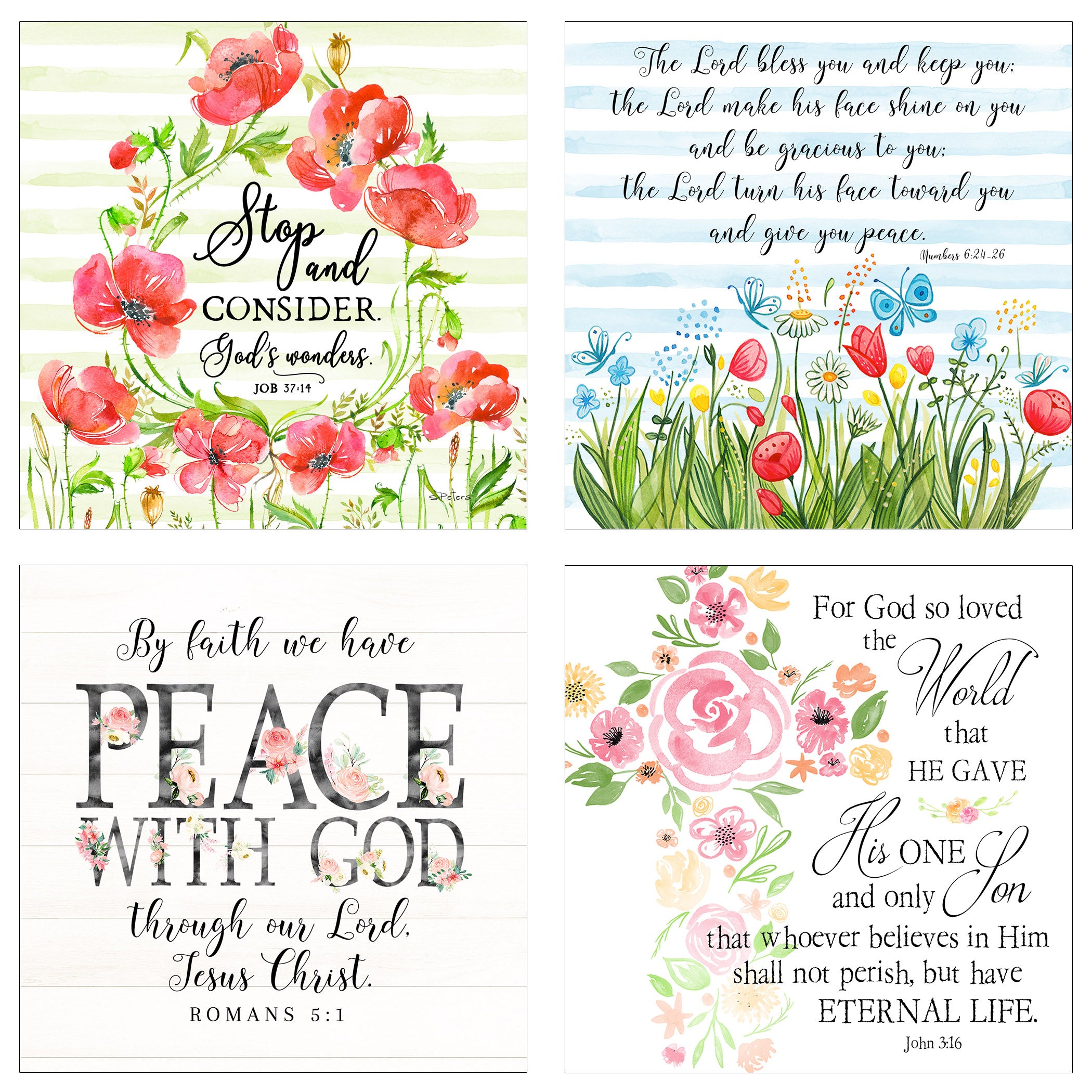 Stop and Consider - 31 Days of Scripture - Boxed Mini Print Collection w Holder