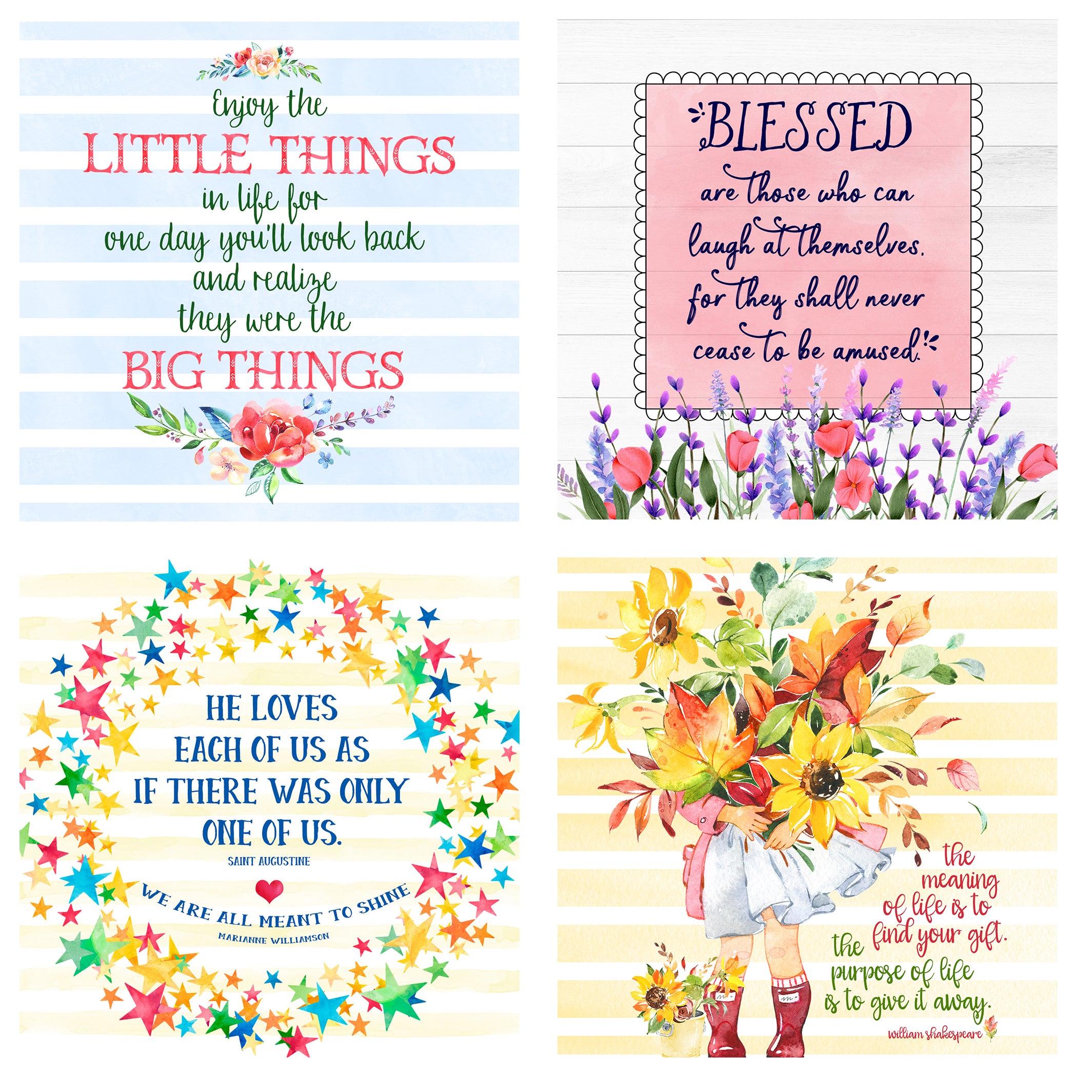 Little Lifts - 31 Days of Little Thoughts to Lift Your Spirit Boxed Set with Holder