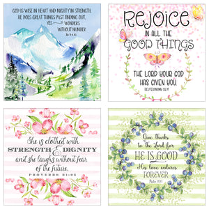 Stop and Consider - 31 Days of Scripture - Boxed Mini Print Collection w Holder