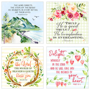 Stop and Consider - 31 Days of Scripture - Boxed Mini Print Collection w Holder