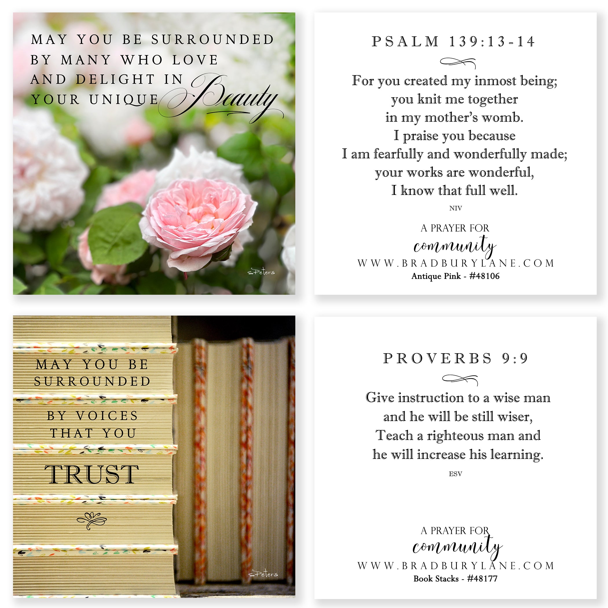 31 Days of Prayers for You Boxed Mini Print Collection w Acrylic Holder