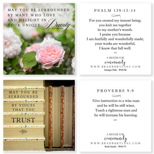 31 Days of Prayers for You Boxed Mini Print Collection w Acrylic Holder
