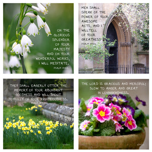 Psalm 145 - A Psalm of Worship and Praise Boxed Mini Print Collection w Holder