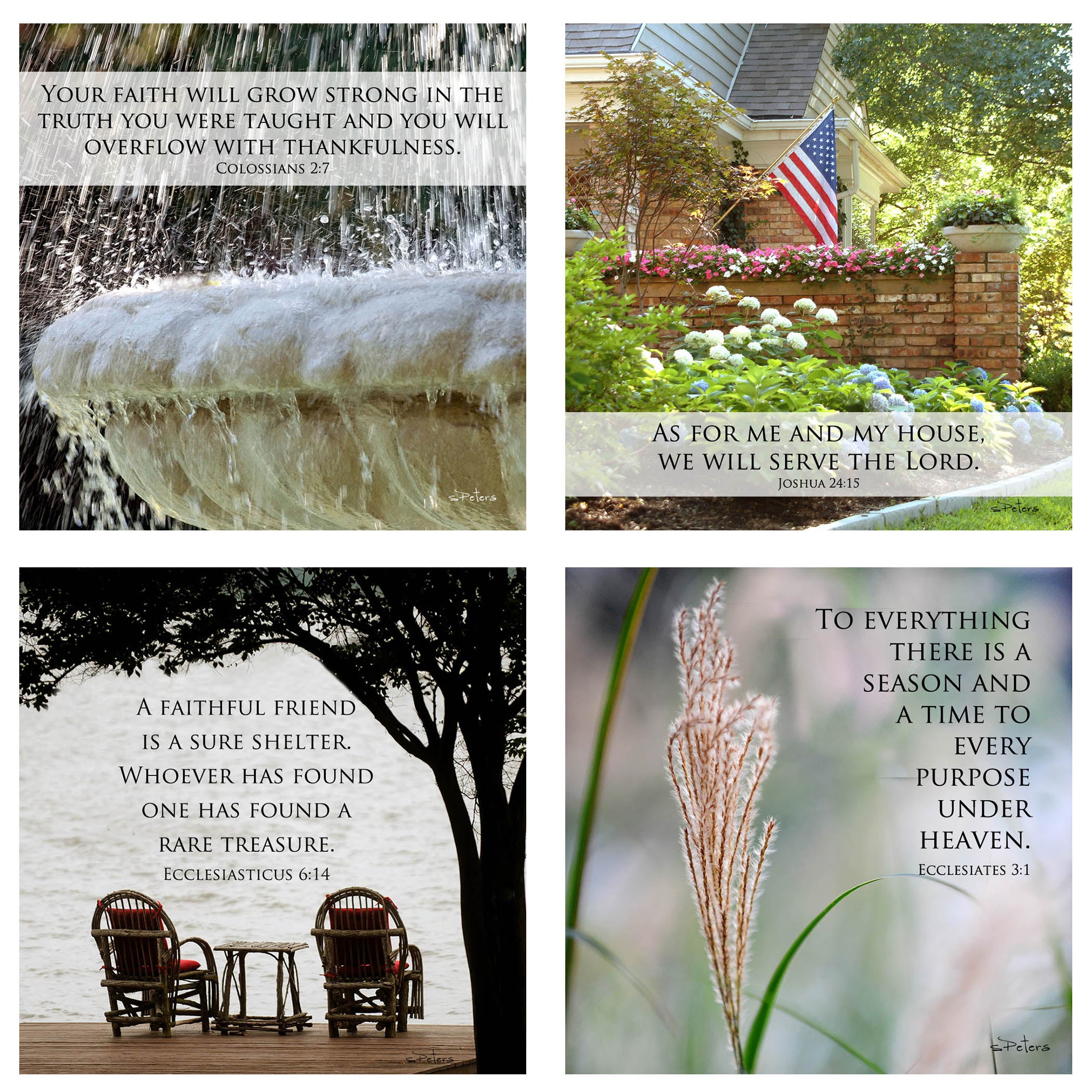 Think on These Things - 31 Days of Wisdom From Scripture Boxed Mini Prints w Holder