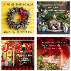 25 Days 'til Christmas Boxed Mini Print Collection w Acrylic Holder