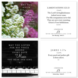 31 Days of Prayers for You Boxed Mini Print Collection w Acrylic Holder