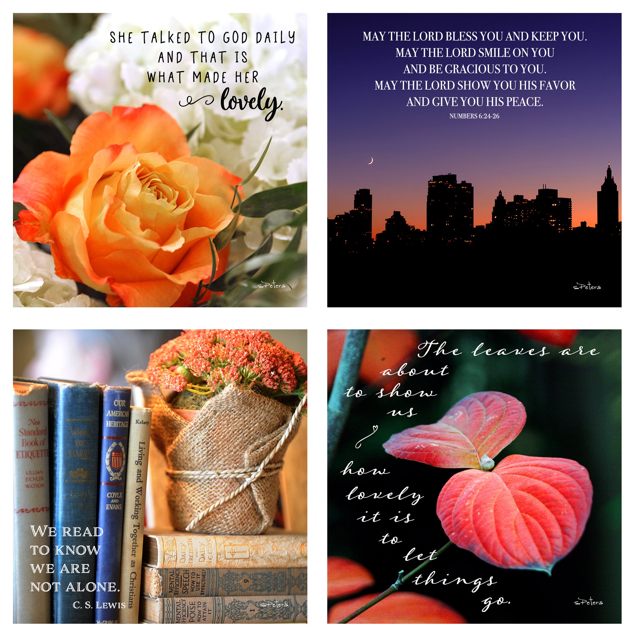 31 Days in October Boxed Mini Print Collection w Acrylic Holder
