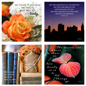31 Days in October Boxed Mini Print Collection w Acrylic Holder