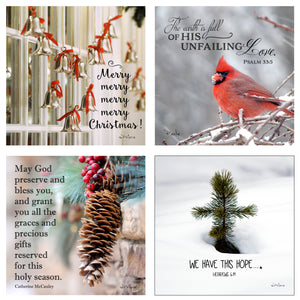 25 Days 'til Christmas Boxed Mini Print Collection w Acrylic Holder