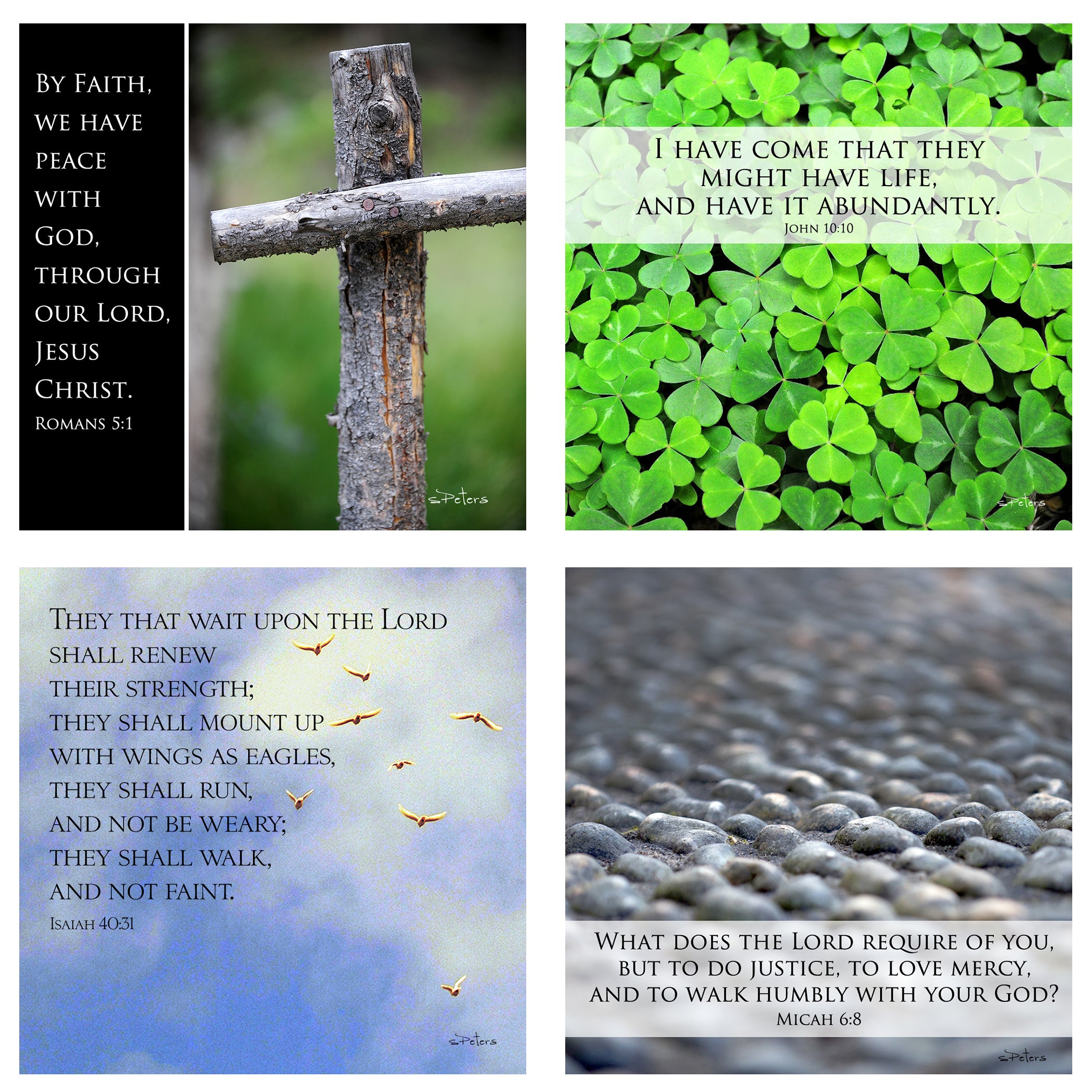 Think on These Things - 31 Days of Wisdom From Scripture Boxed Mini Prints w Holder