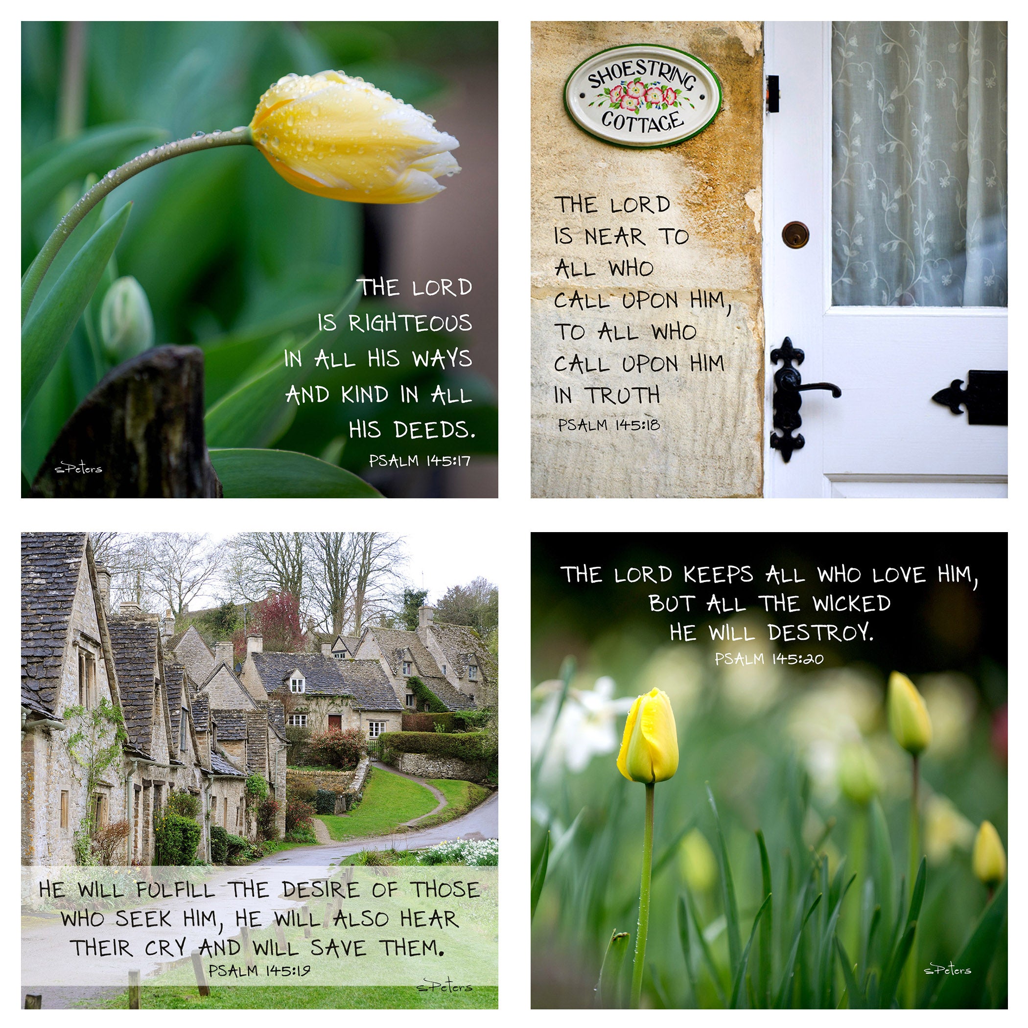 Psalm 145 - A Psalm of Worship and Praise Boxed Mini Print Collection w Holder