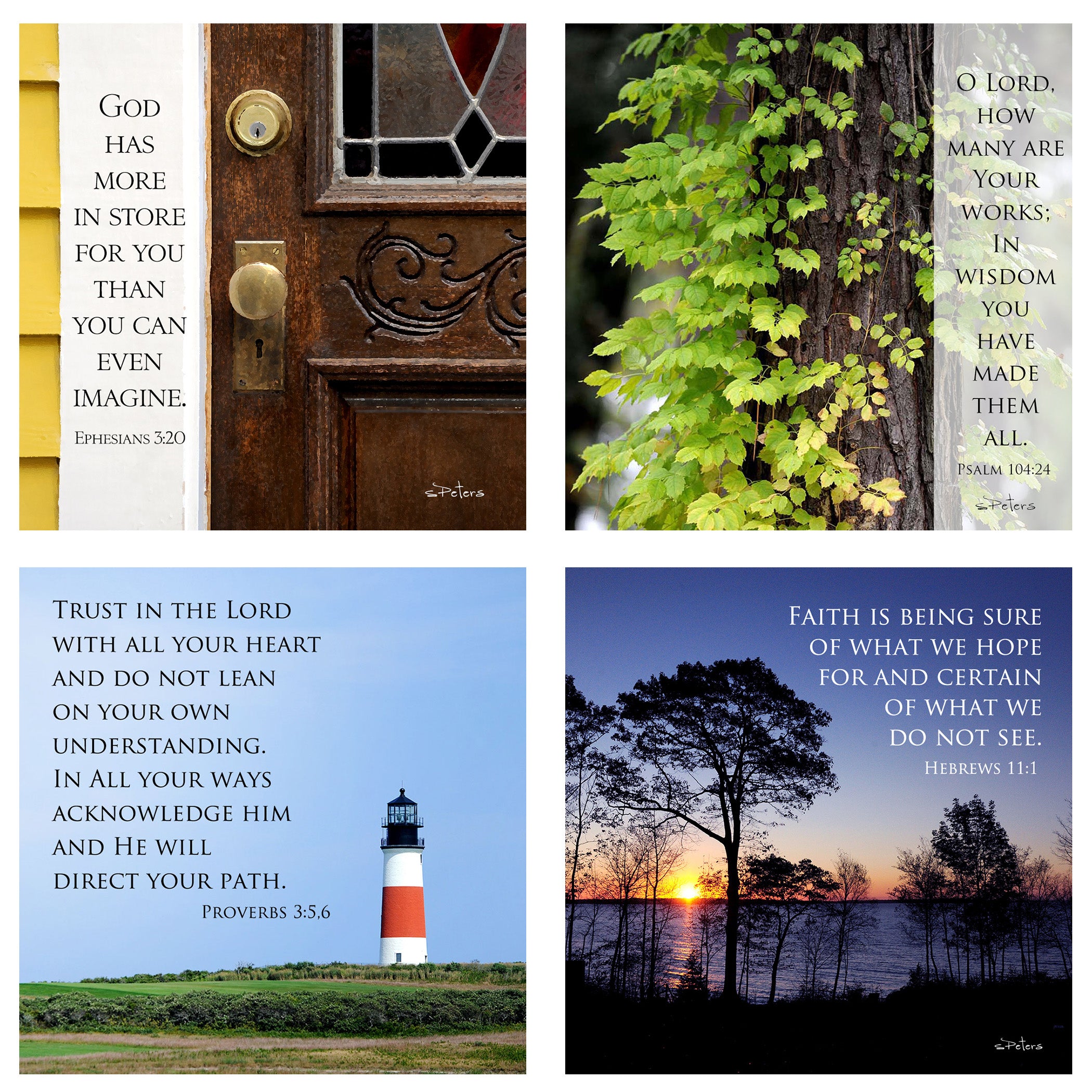 Think on These Things - 31 Days of Wisdom From Scripture Boxed Mini Prints w Holder