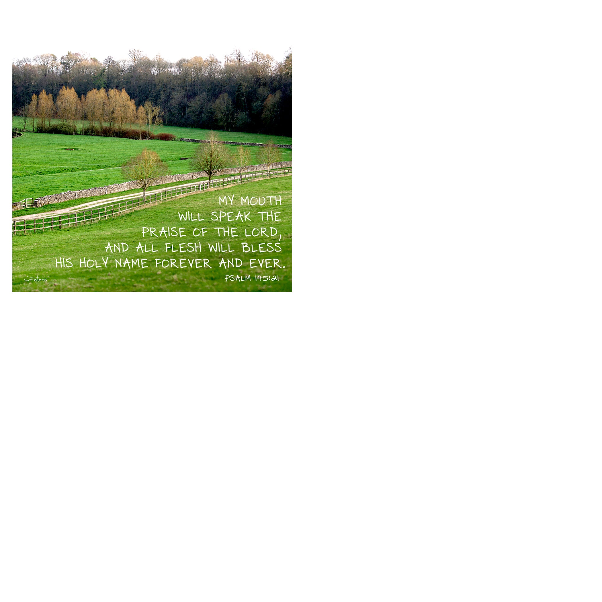 Psalm 145 - A Psalm of Worship and Praise Boxed Mini Print Collection w Holder