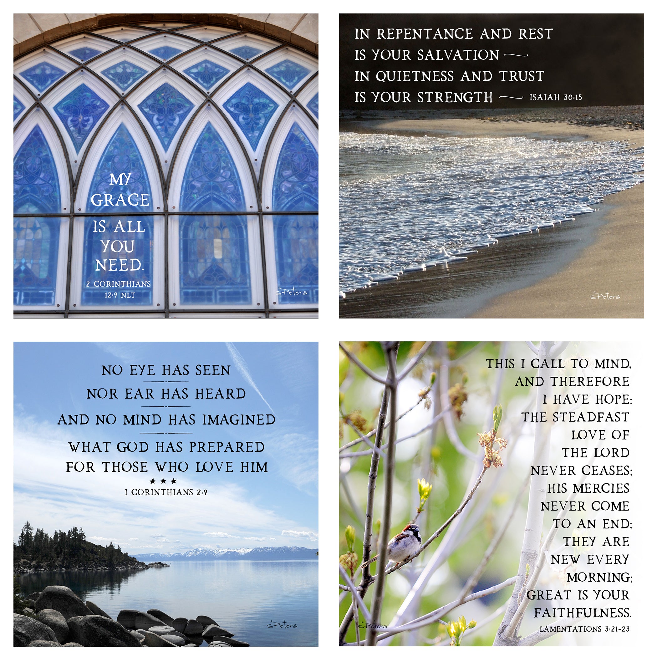 31 Days of Promises Boxed Mini Print Collection w Acrylic Holder