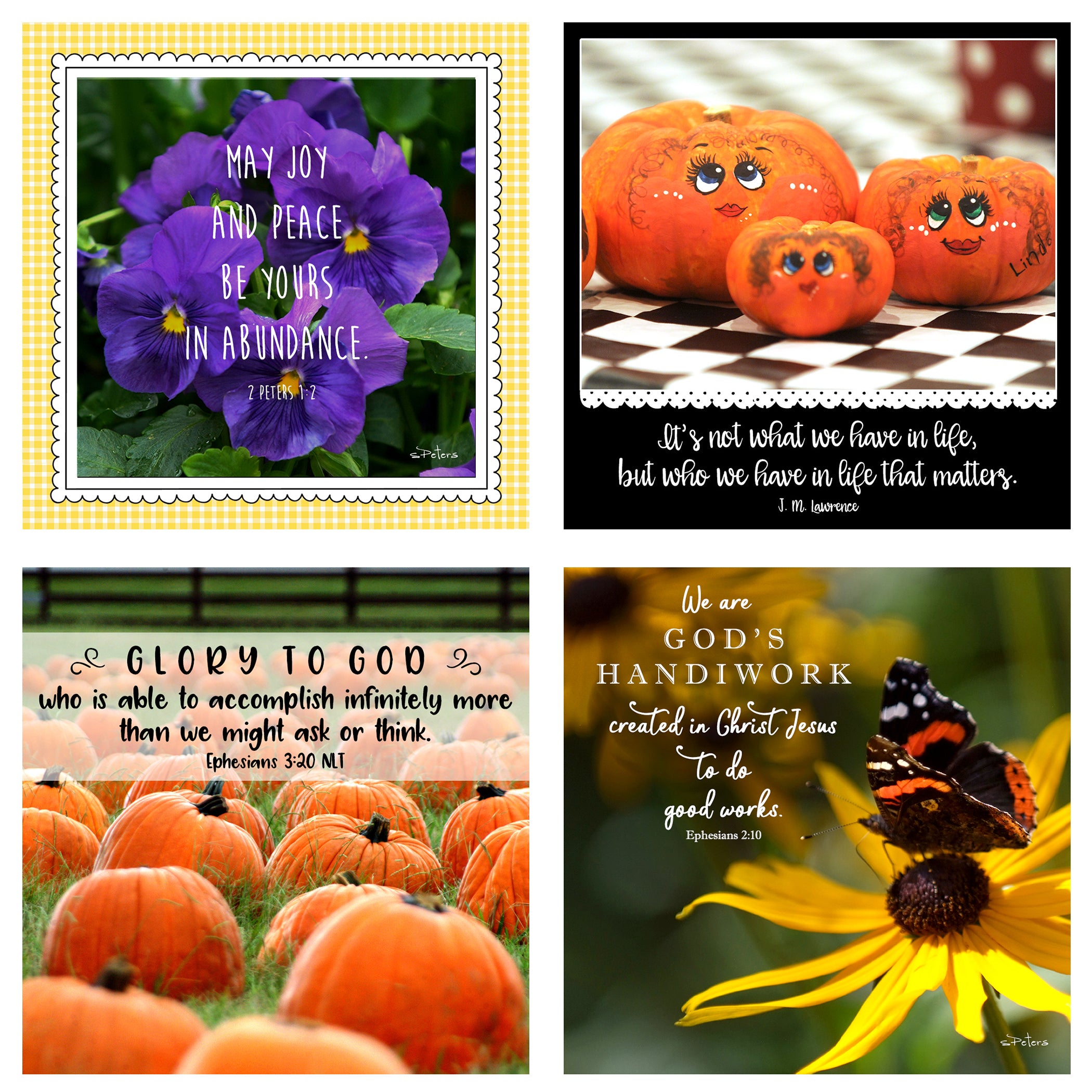 31 Days in October Boxed Mini Print Collection w Acrylic Holder
