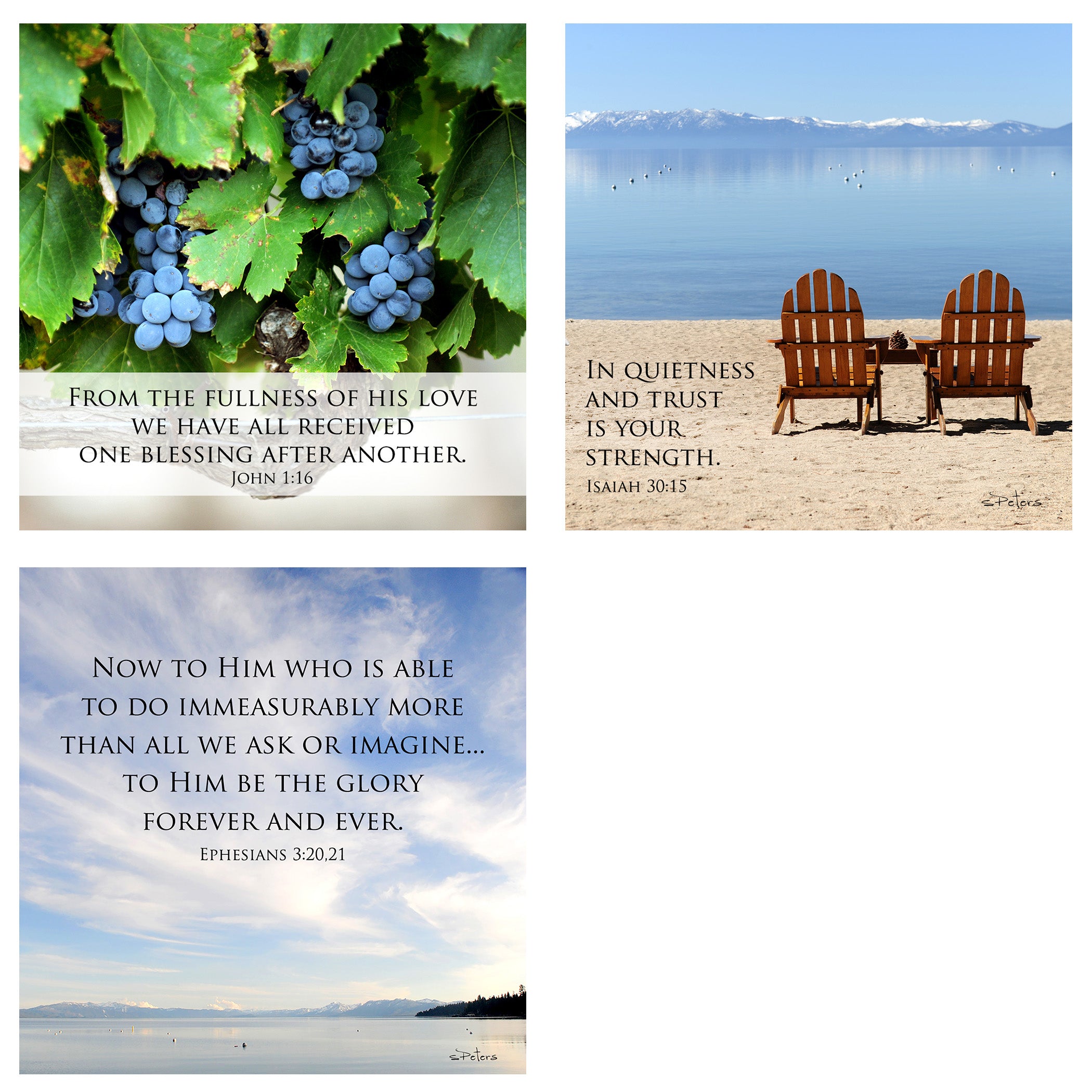 Think on These Things - 31 Days of Wisdom From Scripture Boxed Mini Prints w Holder