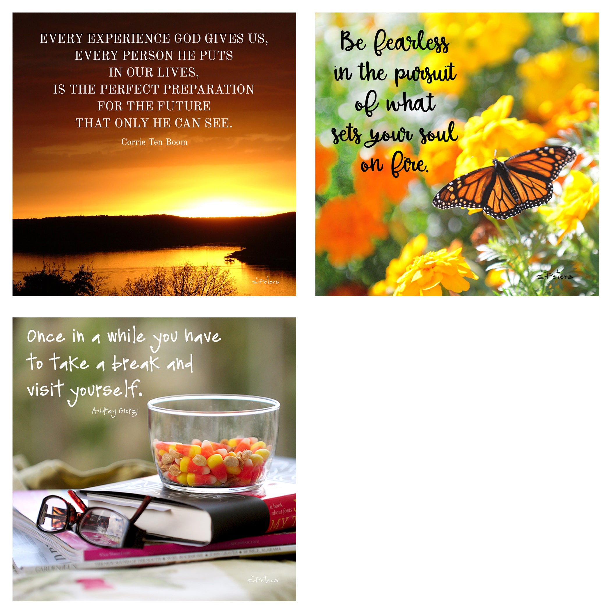 31 Days in October Boxed Mini Print Collection w Acrylic Holder
