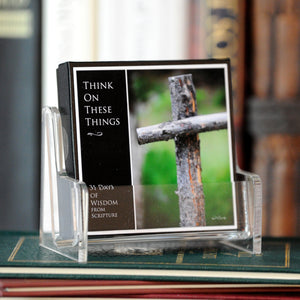 Think on These Things - 31 Days of Wisdom From Scripture Boxed Mini Prints w Holder