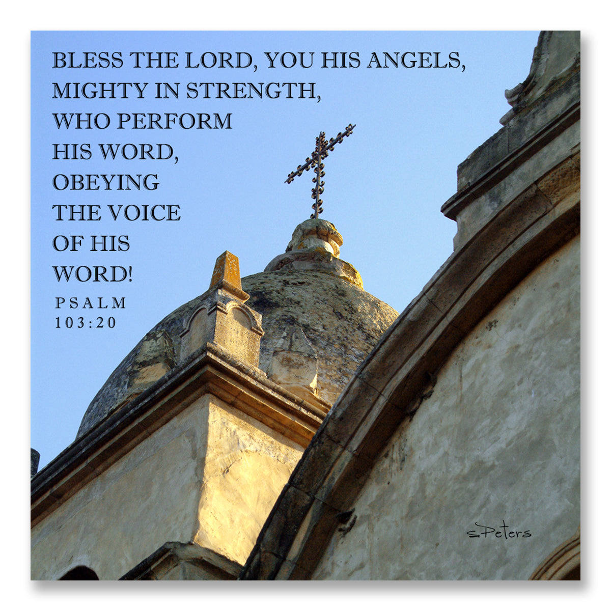 Psalm 103:20 - The Mission - Mini Print