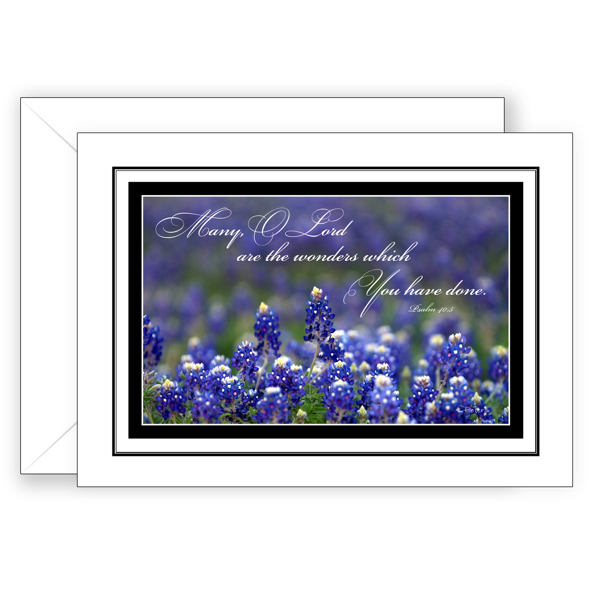 Beautiful in Blue - Blank Encouragement Card