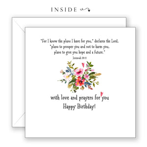 Best Life (Jeremiah 29:11) - Birthday Card