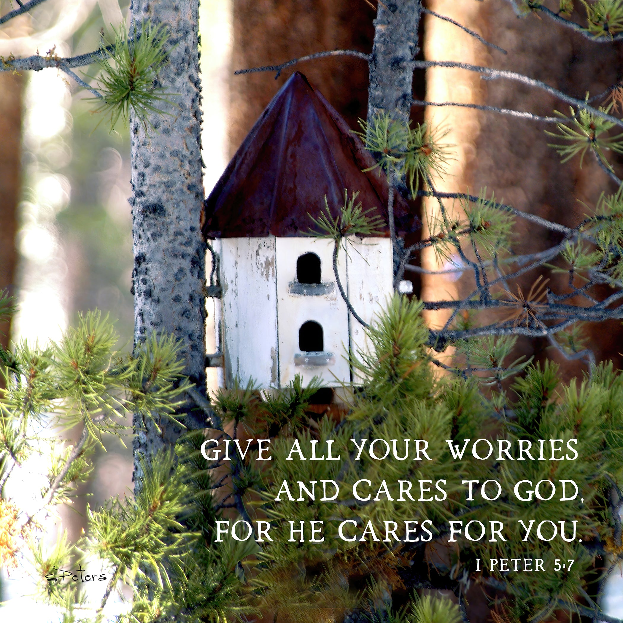 Breckenridge Birdhouse (I Peter 5:7) 500 pc Puzzle