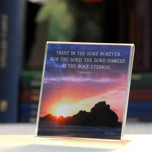 California Sunset (Isaiah 26:4) - Framed Mini Print