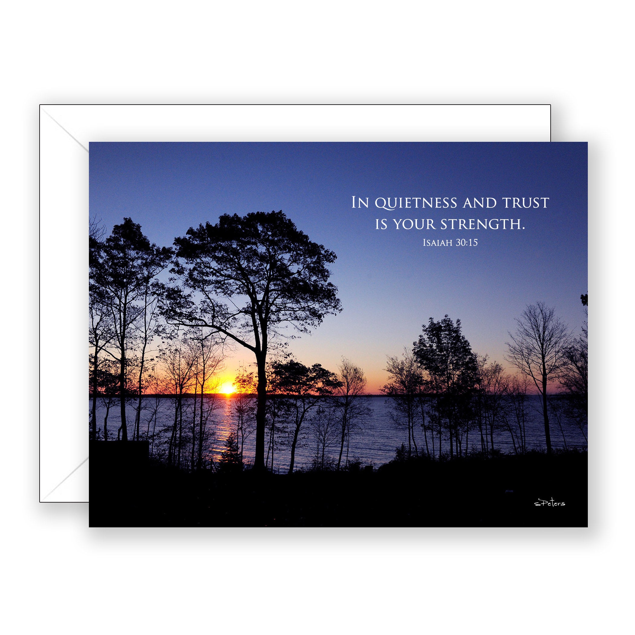 Camden Sunrise (Isaiah 30:15) - Encouragement Card (Blank)